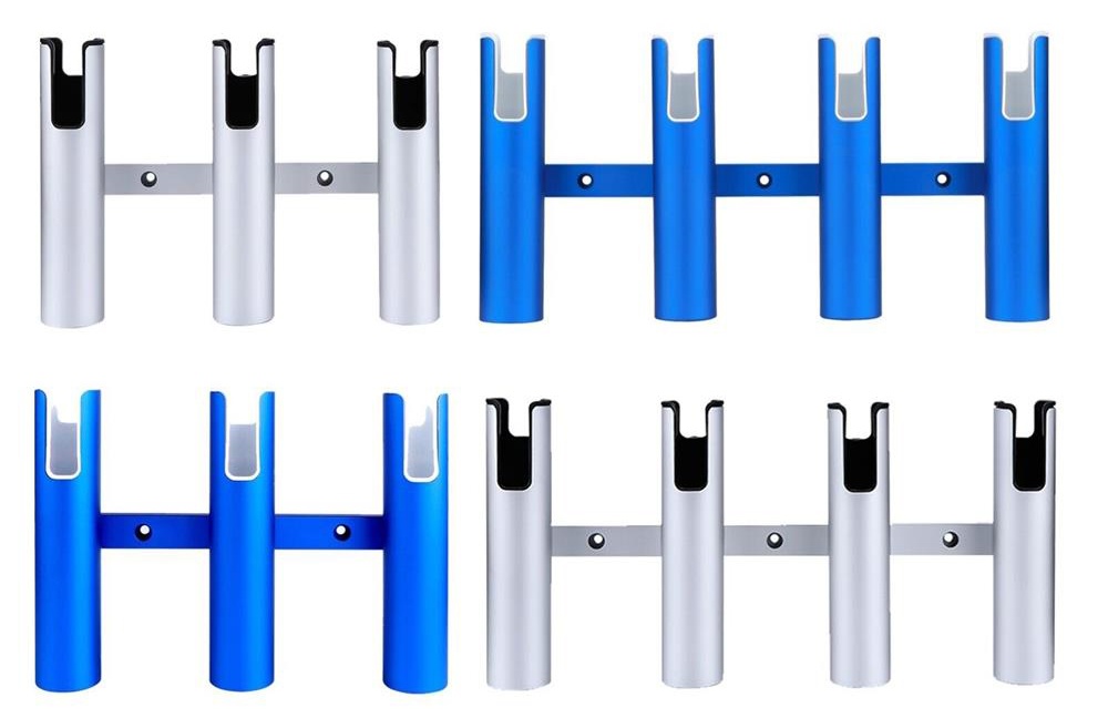 सुपीरियर ॲल्युमिनियम मिश्र धातु मरीन 4 ट्यूब रॉड धारक